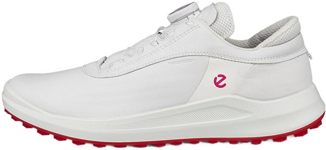 ecco 女性用 Core Bo 高爾夫球鞋 100433-01007, 白色