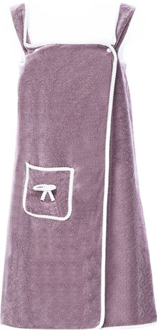 FANCY LIFE 加厚珊瑚絨浴衣, 1個, 紫色