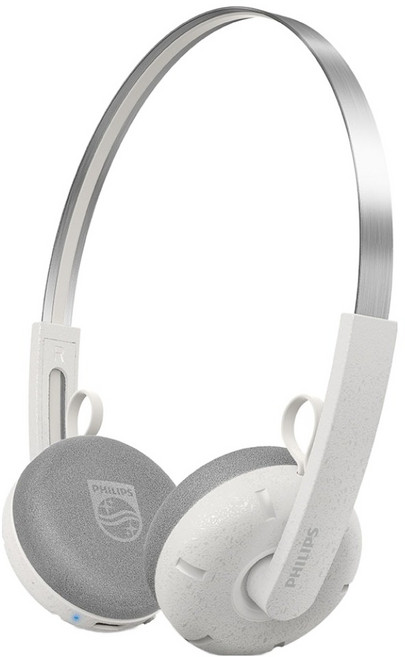 필립스 Ringo 레트로 40mm 센추리 블루투스 헤드폰, 화이트, TAH2000