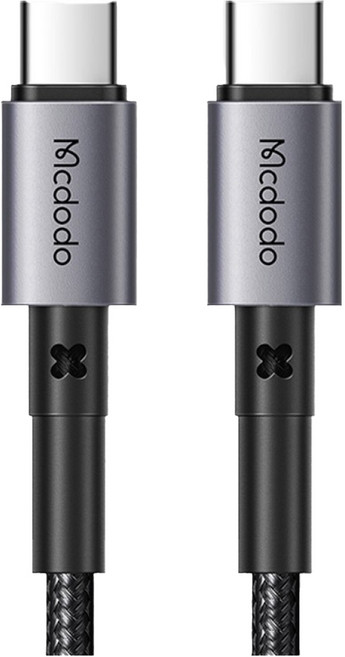 Mcdodo 麥多多 稜鏡系列 雙Type-C PD 快充線 65w CA-3130, 1個, 黑色, 1m