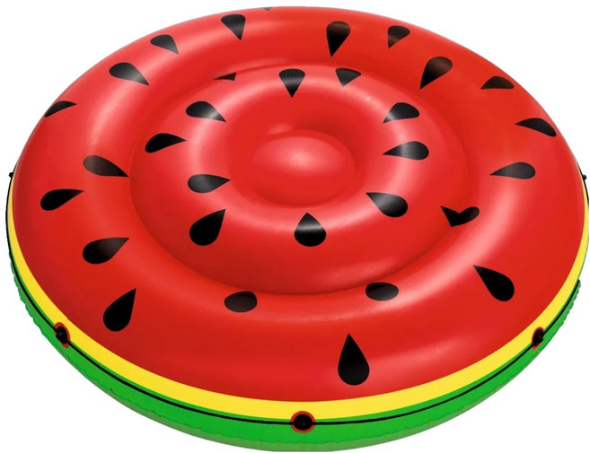 Bestway 73.5吋西瓜島助浮 43140 187cm, 1個, 西瓜島助浮 紅色