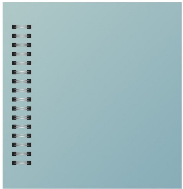 아이두일상취미 클래식 스프링 매립 초음파 앨범, 민트블루, 1개, 20매