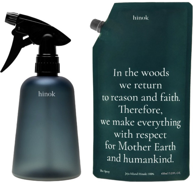 희녹 더 스프레이 패브릭 탈취 공병 + 리필팩 450ml, 1세트