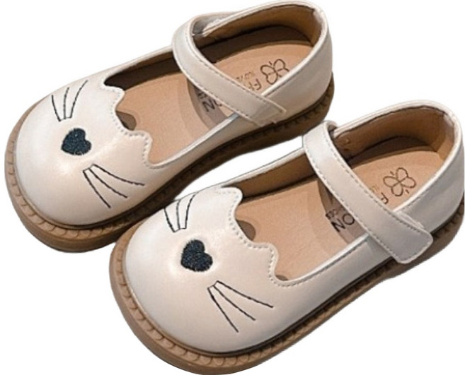 유블리 아동용 캣슈 고양이 하트 플랫슈즈