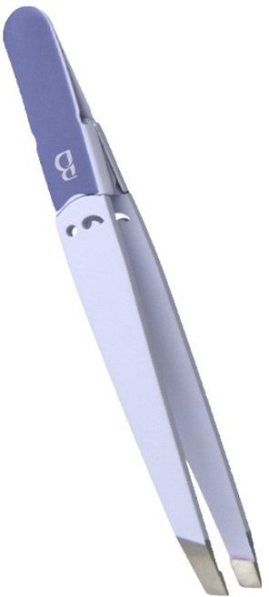 보카스 족집게 눈썹 왁싱 잔모 잔털 제거 트위저 STW-200, 1개, 블루