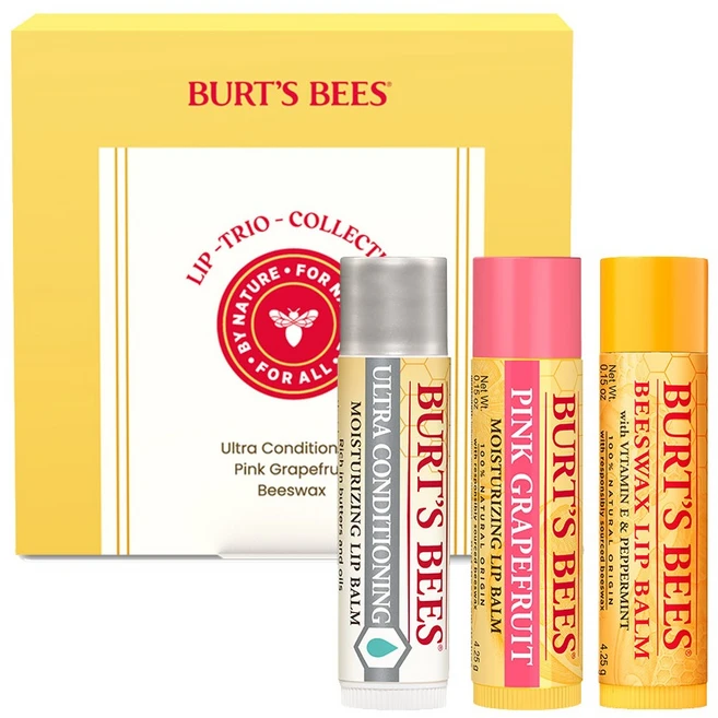 버츠비 립콜렉션 3종 세트, 1세트, 립밤 3종 - 쿠팡