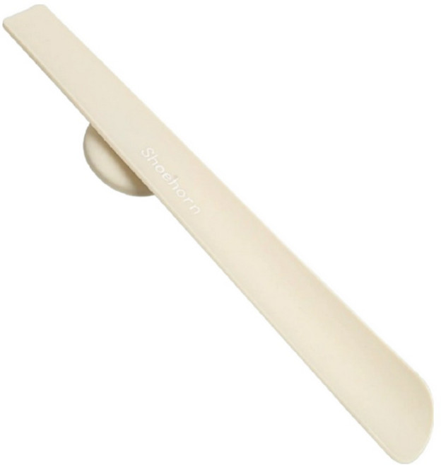 강력 자석 부착형 구두주걱, 아이보리, 1개
