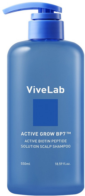 바이브랩 액티브 비오틴펩타이드 솔루션 스칼프 샴푸, 550ml, 1개