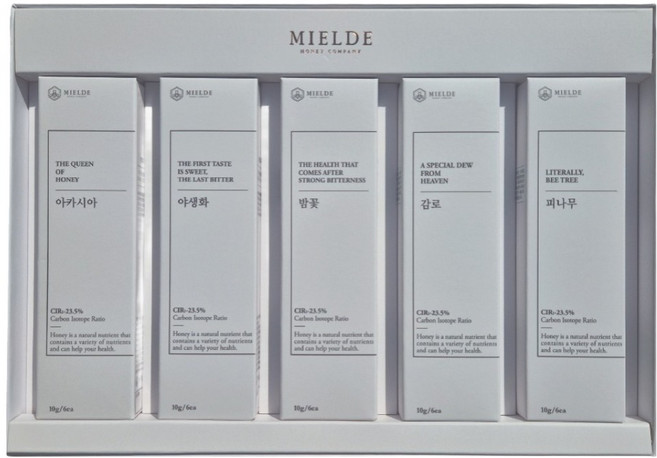 미엘드 스틱벌꿀 no2 선물세트, 300g, 1세트