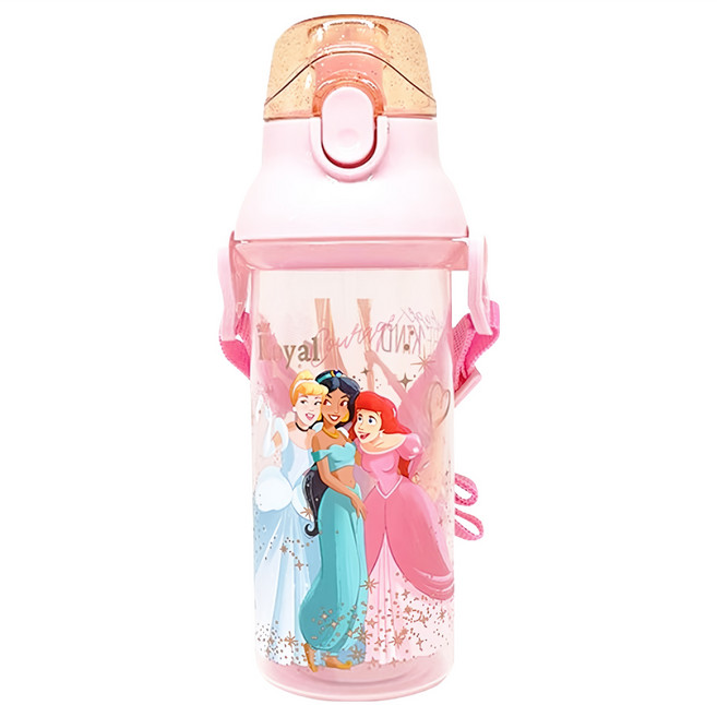 Disney 迪士尼 兒童直飲水壺 BPAfree, 公主 粉色, 480ml, 1個