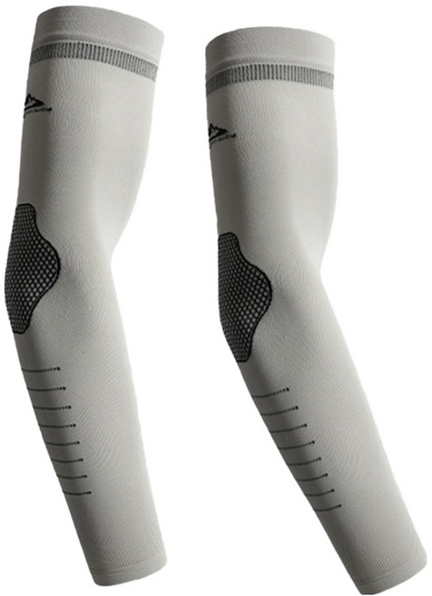 GOLOV.EJOy 防曬運動袖套, 灰色, 1套