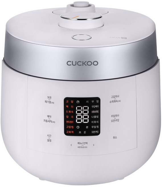 쿠쿠 트윈프레셔 더 라이트 전기 압력밥솥 6인용, CRP-ST0615FLSM, 그레이스 라벤더
