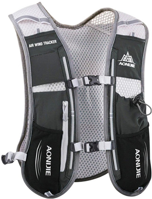 오니지 등산 트레일러닝 마라톤 백팩 E913S, 블랙, 1개