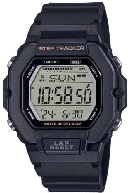 CASIO 卡西歐 運動電子錶 LWS-2200H-1AVDF, 黑色, 1個