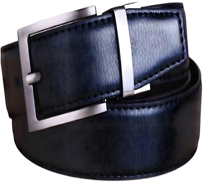 本革職人 男仕時尚簡約精選雙面旋轉 熱銷馬蹄造型針扣式真皮皮帶