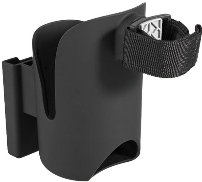 러블비 2in1 유모차 컵홀더, 블랙, 1개