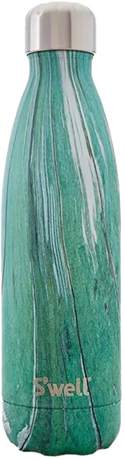 S'well Wood Clubhouse 時尚不鏽鋼保冷保溫瓶 25oz, 1個, 750ml, 綠色