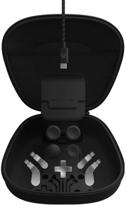 엑스박스 엘리트 무선 컨트롤러 시리즈 2 컴플리트 컴포넌트 팩, 1924, 블랙, 1개