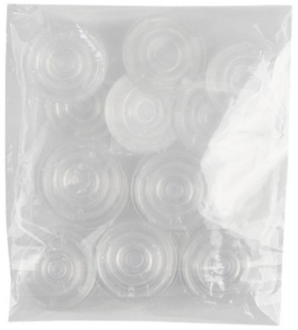 유니아트 스마트톡 원형 20p, 투명, 1개