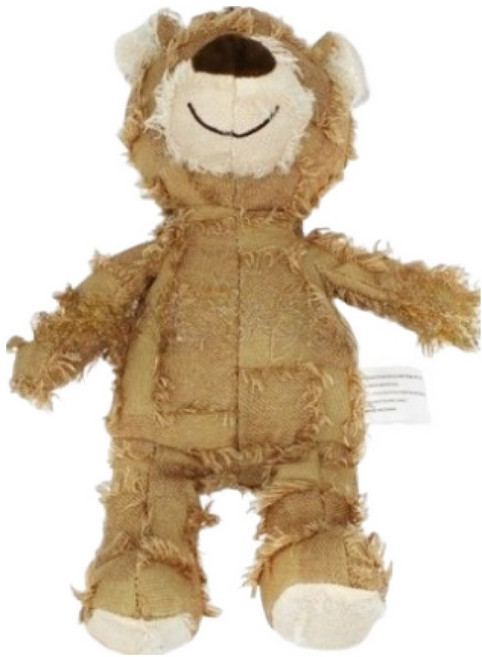 케리빙 강아지 장난감 곰인형, 베이지, 1개