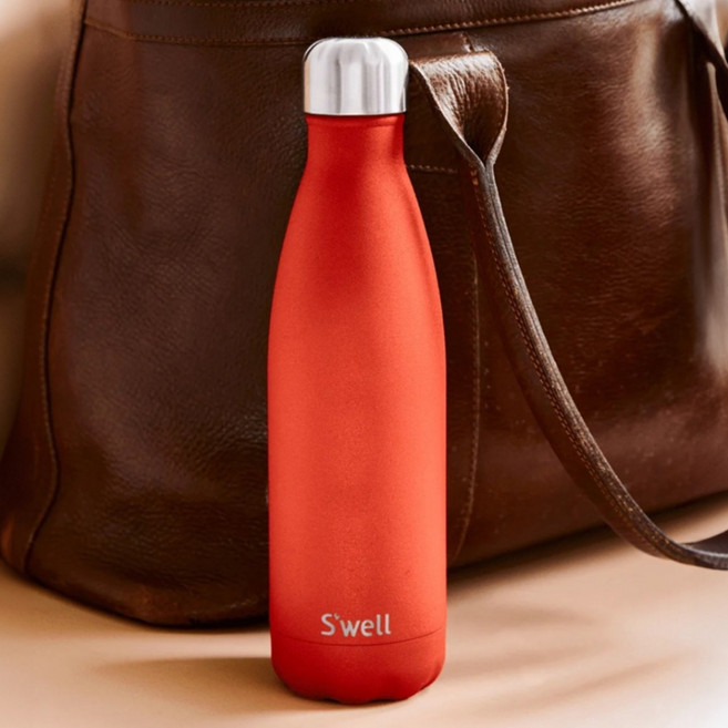 S'well 美國時尚不鏽鋼保冷保溫瓶 25oz, Shimmer Blaze, 750ml, 1個