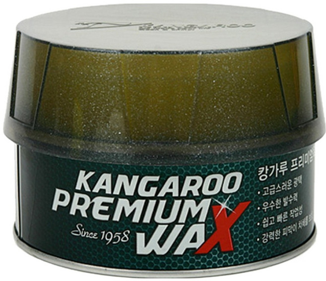 캉가루 프리미엄 고광택 고체 왁스, 1개, 200g