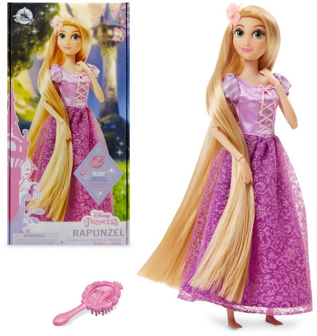 디즈니스토어 프린세스 라푼젤 클래식 돌 인형 세트, 1세트