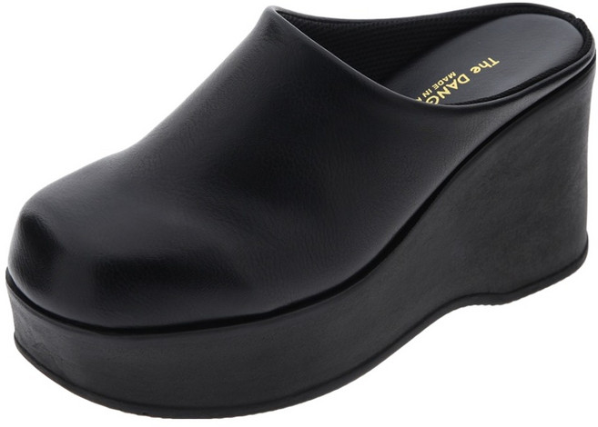 단골언니 여성용 드리머 사무실 슬리퍼 통굽 웨지힐 키높이 9cm