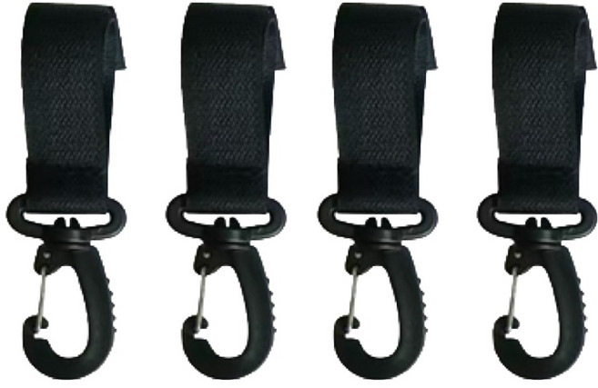 라이포잇 벨크로 다용도 회전 물건 빠짐 방지 고리, 4개