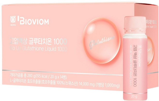 위바이옴 고업 액상 글루타치온 1000 14p, 280g, 1개