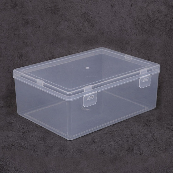 벤프 포카 잠금 보관함 중형, 투명, 1개