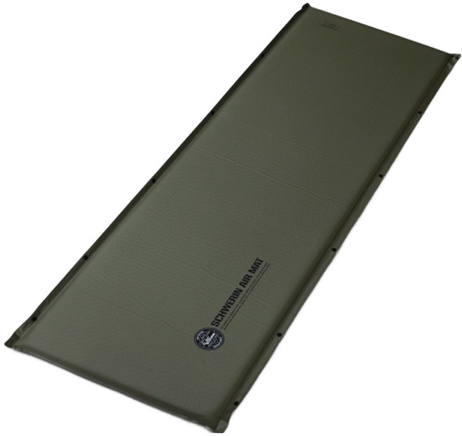 아웃코스 슈베린 자충식 싱글 매트, 카키