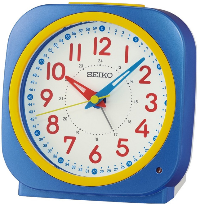 SEIKO 精工 桌鐘 QHE200L, 藍色