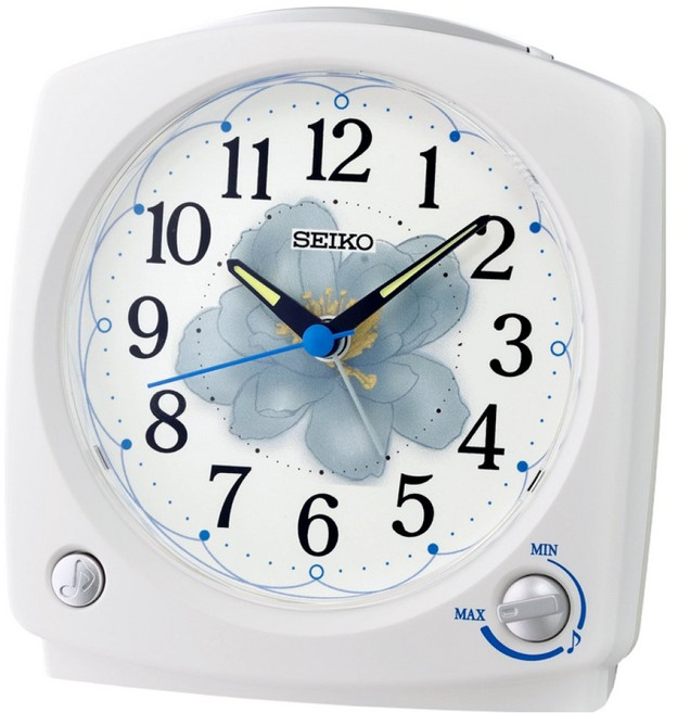 SEIKO 精工 桌鐘 QHP012W, 白色