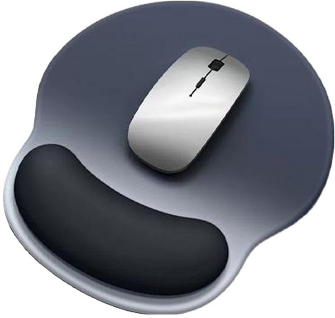 셀리빙 그라데이션 마우스 패드, 블랙, 1개