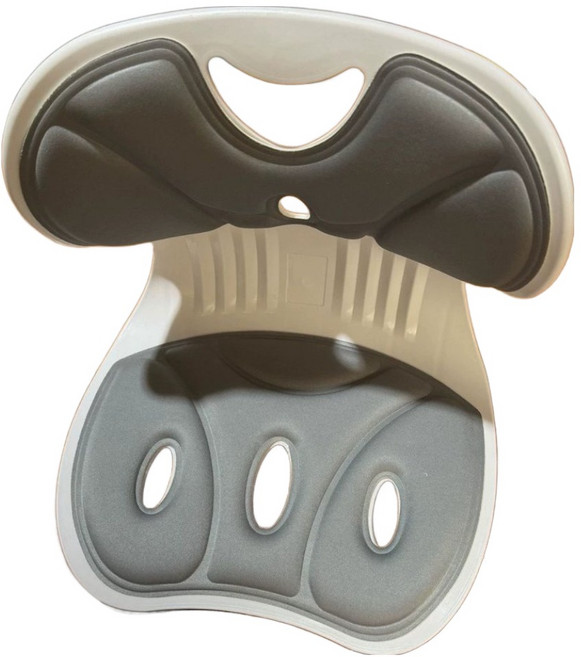 아늑공간 허리 보호 자세교정의자, 그레이