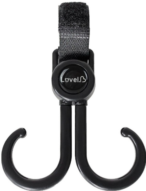 러블비 유모차 가방걸이, 블랙, 2개