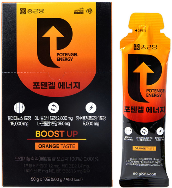 Chong Kun Dang 鍾根堂 Pharm Poten Gel 能量 10入, 1個, 500g