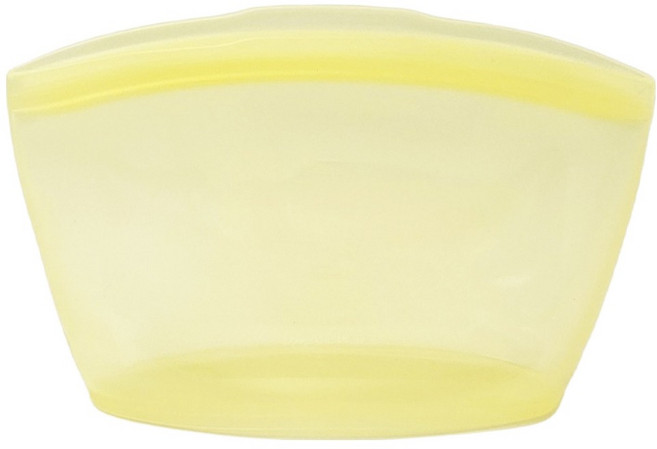 홈하우스 프리미엄 실리콘 지퍼백 850ml, 라임, 1개