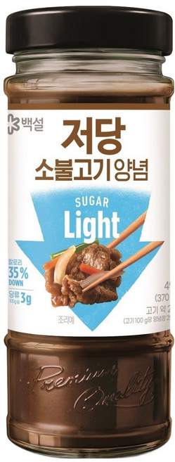 백설 저당 소불고기양념, 1개, 490g