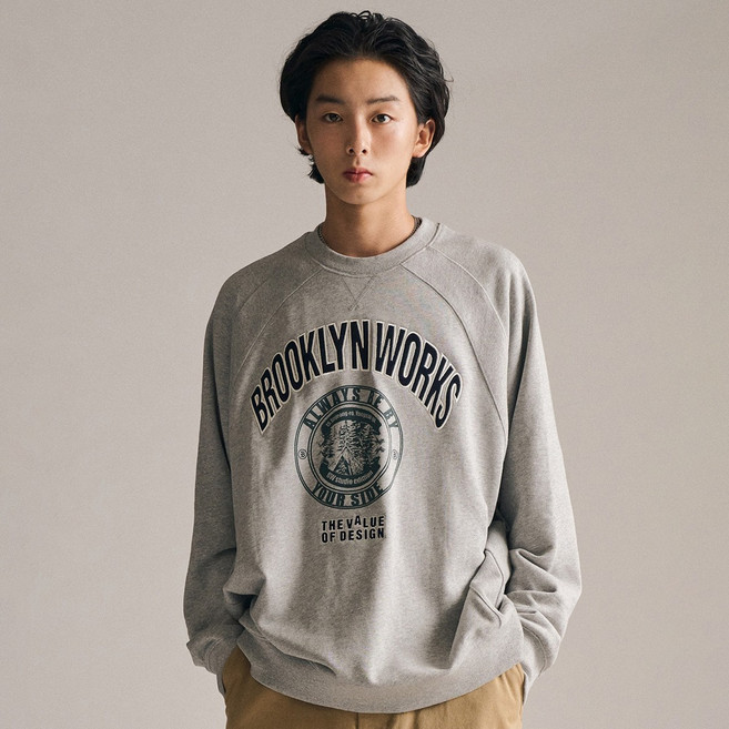 브루클린웍스 BW 아트웍 맨투맨