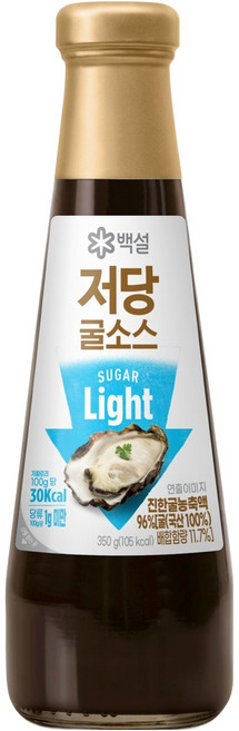 백설 저당 굴소스, 350g, 1개