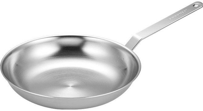HANIL STAINLESS STEEL Pro Chef 電磁爐適用三層無研磨劑平底鍋, 1個, 28cm