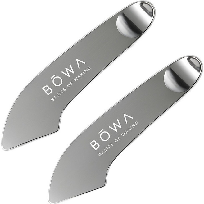 BOWA 투웨이 밀착 메이크업 스파츌라, 혼합색상, 2개