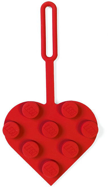 레고 미니피겨 백택 2x2 하트 레드 53658