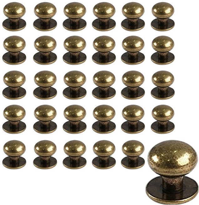 가죽공예 소품제작 솔트레지 6mm 30p, 엔틱, 1개