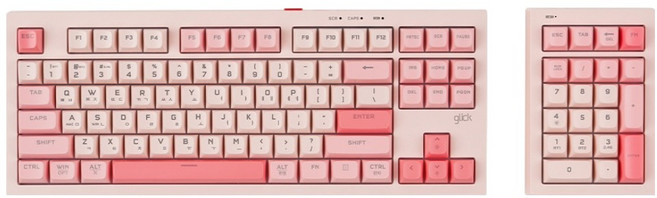 지클릭커 오피스프로 사일런스 M 멀티포지션 숫자 키패드 방수 무선 텐키리스 키보드, Coral RC1, 지클릭커 오피스프로 사일런스M 멀티포지션 WK87+NK21 넘버키패드 풀배열 방수 무선 키보드, 제조사축