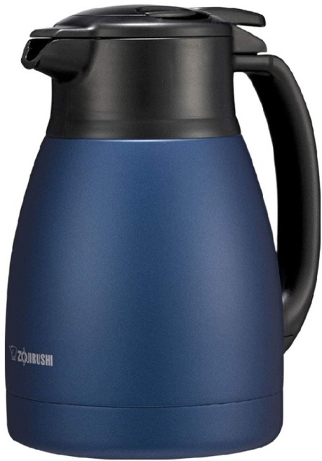 ZOJIRUSHI 象印 桌上型不鏽鋼保溫瓶, 海軍藍, 1L, 1個