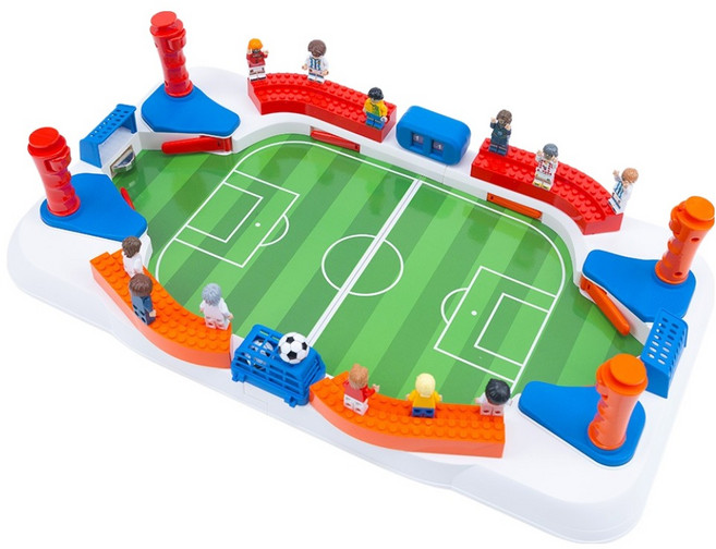 캐스비 투버튼 테이블 축구게임, 혼합색상, 1세트