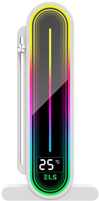 일렉싱크 ARGB 그래픽카드 지지대 온도 표시 GSB pro 화이트, 1개